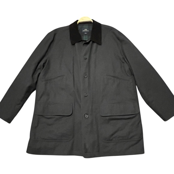 Vintage Brooks Brother 346 Men's Chore Jacket Corduroy Collar Plaid Lining XL - Picture 9 of 10